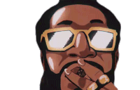 Smoker 2chainz Sticker - Smoker 2chainz Cant Go For That Song Stickers