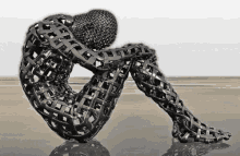 Sculpture Lonely GIF - Sculpture Lonely Metal GIFs