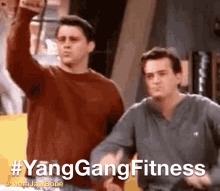 yang gang fitness yang gang friends thumbs up