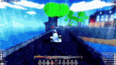 a video game is being played on a computer screen