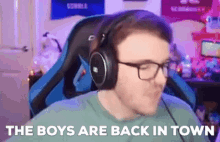 Gameboyluke The Boys Are Back In Town GIF - Gameboyluke The Boys Are Back In Town GIFs