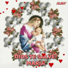 Dios Te Salve Maria Heart GIF - Dios Te Salve Maria Heart Sparkle GIFs