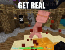 Minecraft Get Real GIF - Minecraft Get Real Mistic GIFs