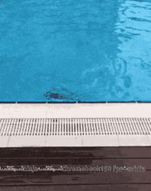 turkey flag swimming pool wet