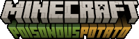 a logo for minecraft poisonous potato with a white background