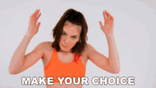 Make Your Choice Evie Irie GIF - Make Your Choice Evie Irie Evie Irie Channel GIFs