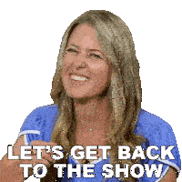 Lets Get Back To The Show Jill Dalton Sticker - Lets Get Back To The Show Jill Dalton The Whole Food Plant Based Cooking Show Stickers