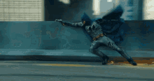 The Flash Batfleck GIF - The Flash Batfleck Blue And Gray GIFs