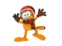 Garfield Christmas Sticker - Garfield Christmas Silly Dance Stickers