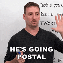 He'S Going Postal Adam GIF - He'S Going Postal Adam Engvid GIFs