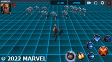Marvel Future Fight Hawkeye GIF - Marvel Future Fight Hawkeye King Tron GIFs