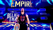 Roman Reigns Entrance GIF - Roman Reigns Entrance Intercontinental Champion GIFs