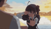 Blushing Anime GIF