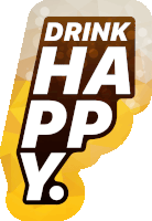 Drinkhappy Thehappycompany Sticker - Drinkhappy Thehappycompany Happysticker Stickers