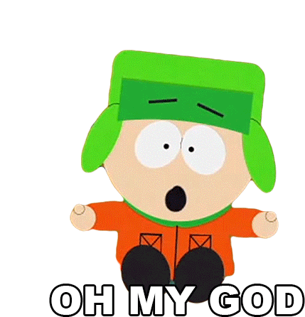 Oh My God Kyle Broflovski Sticker - Oh My God Kyle Broflovski South Park Stickers