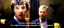 Sherlock Benedict Cumberbatch GIF - Sherlock Benedict Cumberbatch Psychopath GIFs