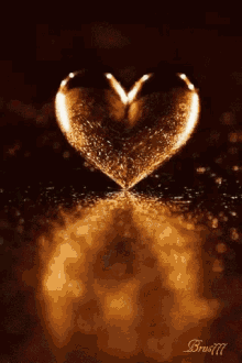 Happy Valentines Day Golden GIF - Happy Valentines Day Golden Heart GIFs