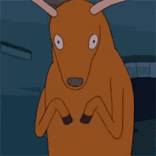 Deer GIF - Adventure Time Deer Gloves Taking It Off GIFs