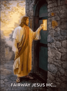knocking jesus