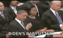 Barack Obama Bidens Babysitter GIF - Barack Obama Bidens Babysitter Wipe Tears GIFs