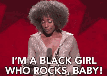 I'M A Black Girl Who Rocks, Baby! Thank You Guys So Much! GIF - Issa Rae Thank You I Rock GIFs