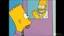 Peekaboo Coucou GIF - Peekaboo Coucou Simpsons GIFs