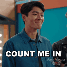 Count Me In Ollie GIF - Count Me In Ollie Power Rangers Dino Fury GIFs