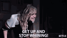 Get Up And Stop Whining Jackie Sanders GIF - Get Up And Stop Whining Jackie Sanders Jessica Amlee GIFs