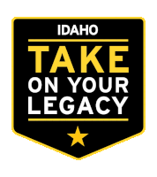 a badge that says take on your guard with a yellow star