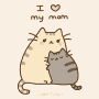 Mom Pusheen GIF - Mom Pusheen Hug GIFs
