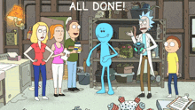 Rick And Morty Mr Meeseeks GIF - Rick And Morty Mr Meeseeks All Done GIFs
