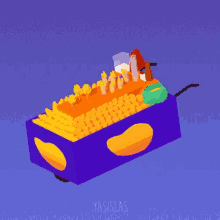 Mango Cart Fruit GIF