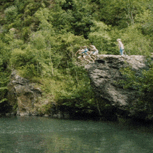 Jumping Off The Cliff Ciara GIF - Jumping Off The Cliff Ciara Paddy GIFs