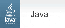 a logo for java oracle with a cup of coffee on it
