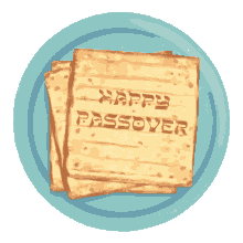 matzah on a plate happy passover on a matzah chag pesach chag sameach dor l dor