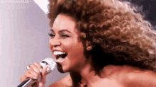 How Thick Your Hair Is GIF - Beyonce Hair Curls GIFs