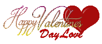 a valentine 's day greeting with a red heart and the words happy valentine 's day love