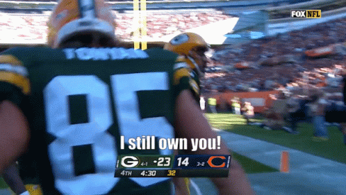 aaron rodgers i own you