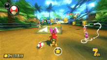 a screenshot of a video game with idk mario and idk obix