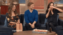 The Cast Of Royals Plays "Drink Or Dish" On The Meredith Vieira Show! GIF - The Meredith Vieira Show Royals Meredith GIFs