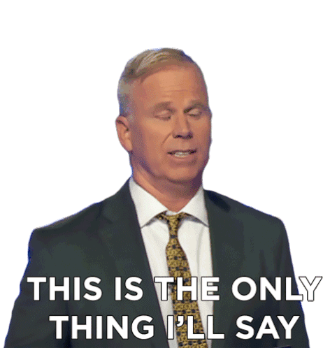 This Is The Only Thing Ill Say Gerry Dee Sticker - This Is The Only Thing Ill Say Gerry Dee Family Feud Canada Stickers