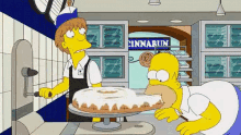 กิน GIF - The Simpsons Homer Cinnabun GIFs
