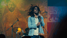 Powerful Performance On Stage Bob Marley GIF - Powerful Performance On Stage Bob Marley Bob Marley One Love GIFs