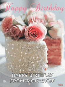 Happybirthday Cake GIF - Happybirthday Cake Rose GIFs