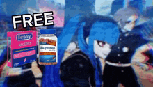 a bottle of ibuprofen next to a box of benadryl allergy tablets