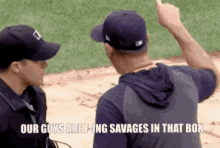 Savages In The Box Aaron Boone GIF - Savages In The Box Aaron Boone Yankees GIFs