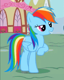 rainbow dash mlp my little pony friendship is magic mane flip