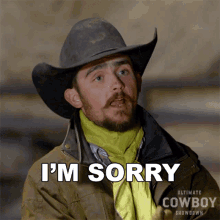 Im Sorry Stephen Heitmann GIF - Im Sorry Stephen Heitmann Ultimate Cowboy Showdown GIFs
