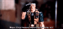 Win Reporting For Duty GIF - Win Reporting For Duty Small Soldiers GIFs
