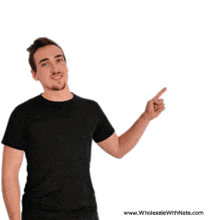 a man is pointing at the word consistency on a white background